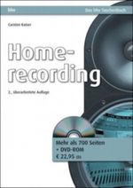 Homerecording Cover des Buches Homerecording (ISBN: 9783826655463)
