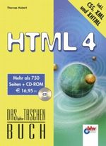 HTML 4 Cover des Buches HTML 4 (ISBN: 9783826680984)