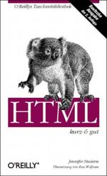 HTML. Kurz und gut. Cover des Buches HTML. Kurz und gut. (ISBN: 9783897212435)