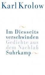 Im Diesseits verschwinden Cover des Buches Im Diesseits verschwinden (ISBN: 9783518413067)