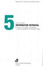 Information Retrieval Cover des Buches Information Retrieval (ISBN: 9783938945018)