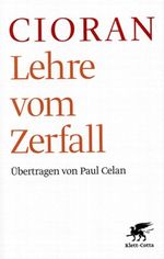 Lehre vom Zerfall Cover des Buches Lehre vom Zerfall (ISBN: 9783608933024)