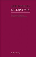 Metaphysik Cover des Buches Metaphysik (ISBN: 9783050038797)