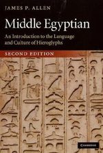 Middle Egyptian Cover des Buches Middle Egyptian (ISBN: 9781107663282)