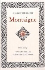 Montaigne Cover des Buches Montaigne (ISBN: 9783772003486)