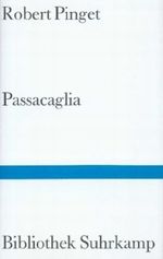 Passacaglia Cover des Buches Passacaglia (ISBN: 9783518220849)