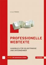 Professionelle Webtexte Cover des Buches Professionelle Webtexte (ISBN: 9783446433342)