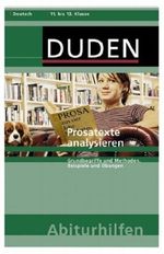 Prosatexte analysieren Cover des Buches Prosatexte analysieren (ISBN: 9783411056439)