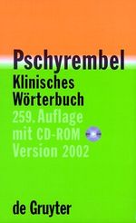 Pschyrembel Klinisches Wörterbuch 2002, m. CD-ROM Cover des Buches Pschyrembel Klinisches Wörterbuch 2002, m. CD-ROM (ISBN: 9783110172133)