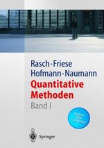 Quantitative Methoden, Bd. 1 Cover des Buches Quantitative Methoden, Bd. 1 (ISBN: 9783540201663)