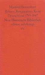 Reform, Restauration, Krise Cover des Buches Reform, Restauration, Krise (ISBN: 9783518112526)