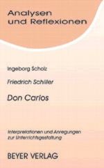 Schiller, Friedrich - Don Carlos Cover des Buches Schiller, Friedrich - Don Carlos (ISBN: 9783888053900)