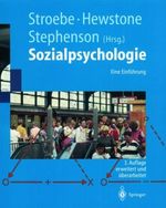 Sozialpsychologie Cover des Buches Sozialpsychologie (ISBN: 9783540556626)