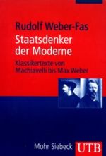 Staatsdenker der Moderne Cover des Buches Staatsdenker der Moderne (ISBN: 9783825223809)