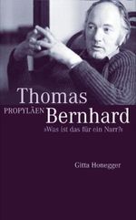 Thomas Bernhard Cover des Buches Thomas Bernhard (ISBN: 9780300194609)
