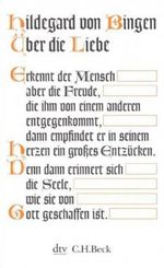 Über die Liebe Cover des Buches Über die Liebe (ISBN: 9783423342452)