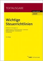 Wichtige Steuerrichtlinien Cover des Buches Wichtige Steuerrichtlinien (ISBN: 9783482528552)