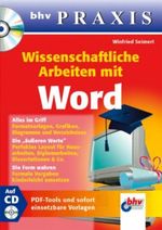 Wissenschaftliche Arbeiten mit Word, m. CD-ROM Cover des Buches Wissenschaftliche Arbeiten mit Word, m. CD-ROM (ISBN: 9783826673627)