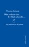 Wer andern eine E-Mail schreibt Cover des Buches Wer andern eine E-Mail schreibt (ISBN: 9783038200864)