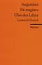 De magistro /Über den Lehrer Cover des Buches De magistro /Über den Lehrer (ISBN: 9783150027936)