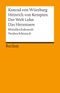 Heinrich von Kempten / Der Welt Lohn / Das Herzmaere Cover des Buches Heinrich von Kempten / Der Welt Lohn / Das Herzmaere (ISBN: 9783150028551)