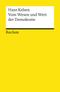 Vom Wesen und Wert der Demokratie (Reclams Universal-Bibliothek) Cover des Buches Vom Wesen und Wert der Demokratie (Reclams Universal-Bibliothek) (ISBN: 9783150195345)