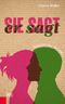 Sie sagt, er sagt Cover des Buches Sie sagt, er sagt
