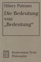 Die Bedeutung von "Bedeutung" Cover des Buches Die Bedeutung von "Bedeutung" (ISBN: 9783465032311)