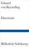 Harmonie Cover des Buches Harmonie (ISBN: 9783518017845)