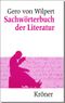 Sachwörterbuch der Literatur Cover des Buches Sachwörterbuch der Literatur (ISBN: 9783520231086)