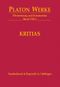 VIII 4 Kritias Cover des Buches VIII 4 Kritias (ISBN: 9783525304310)