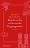 Briefe in die chinesische Vergangenheit Cover des Buches Briefe in die chinesische Vergangenheit (ISBN: 9783784436616)