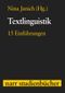 Textlinguistik: 15 Einführungen Cover des Buches Textlinguistik: 15 Einführungen (ISBN: 9783823364320)