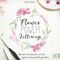 Flower Power Letterings Cover des Buches Flower Power Letterings (ISBN: 9783838837307)