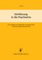 Einführung in die Psychiatrie Cover des Buches Einführung in die Psychiatrie (ISBN: 9783899934021)