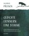 Gedichte erinnern eine Stimme Cover des Buches Gedichte erinnern eine Stimme (ISBN: 9783946989165)