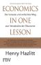 Economics in one Lesson: Der kürzeste und einfachste Weg zum Verständnis der Ökonomie Cover des Buches Economics in one Lesson: Der kürzeste und einfachste Weg zum Verständnis der Ökonomie (ISBN: 9783959726054)