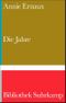 Die Jahre Cover des Buches Die Jahre (ISBN: 9783518244586)