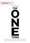 The One Thing Cover des Buches The One Thing (ISBN: 9783868816815)