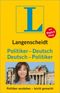 Langenscheidt Politiker-Deutsch/Deutsch-Politiker Cover des Buches Langenscheidt Politiker-Deutsch/Deutsch-Politiker (ISBN: 9783468731907)