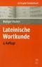 Lateinische Wortkunde Cover des Buches Lateinische Wortkunde (ISBN: 9783598774072)