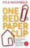 One Red Paperclip Cover des Buches One Red Paperclip (ISBN: 9783596176502)