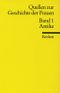 Quellen zur Geschichte der Frauen. Tl.1 Cover des Buches Quellen zur Geschichte der Frauen. Tl.1 (ISBN: 9783150170229)
