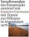 Verschwunden Cover des Buches Verschwunden (ISBN: 9783940233431)