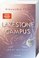 Lakestone Campus of Seattle, Band 1: What We Fear Cover des Buches Lakestone Campus of Seattle, Band 1: What We Fear (ISBN: 9783473586332)