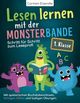 Lesen lernen mit der Monsterbande – 1. Klasse: Schritt für Schritt zum Leseprofi – mit spielerischen Buchstabenrätseln, farbigen Silben und lustigen Übungen Cover des Buches Lesen lernen mit der Monsterbande – 1. Klasse: Schritt für Schritt zum Leseprofi – mit spielerischen Buchstabenrätseln, farbigen Silben und lustigen Übungen