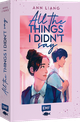 All the things I didn't say Cover des Buches All the things I didn't say