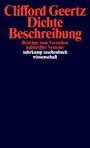 Dichte Beschreibung Cover des Buches Dichte Beschreibung (ISBN: 9783518282960)