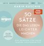 50 Sätze, die das Leben leichter machen Cover des Buches 50 Sätze, die das Leben leichter machen (ISBN: 9783839882627)