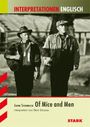 John Steinbeck 'Of Mice and Men' Cover des Buches John Steinbeck 'Of Mice and Men' (ISBN: 9783866686687)